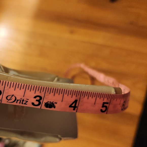 C. L.A.D.E.L. PEEP TOE HIGH HEELS IN BEIGE. - Picture 5 of 5